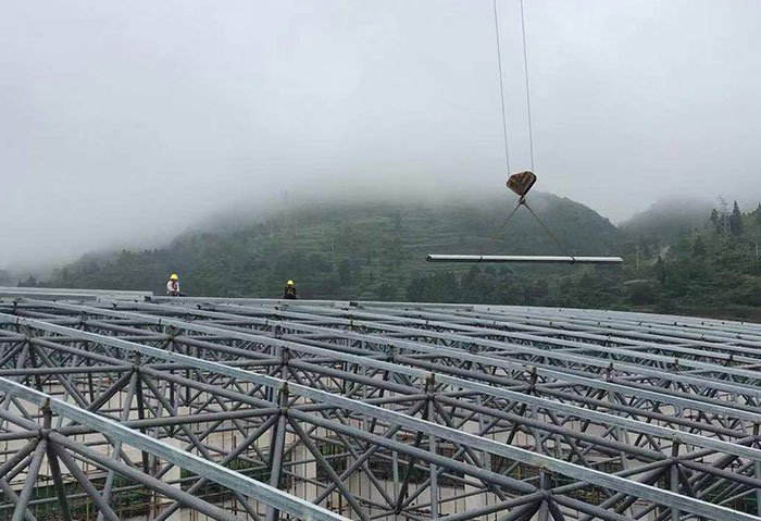 扬中网架施工