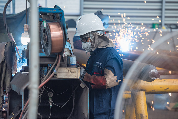 扬中网架焊接车间